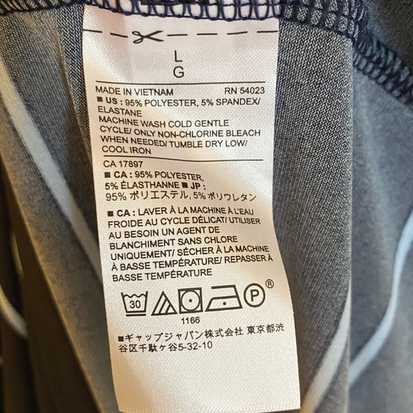 Banana Republic  - Blue Striped Nautical Dress (BRAND NEW W/TAGS) Size: Large - Picture 6 of 8